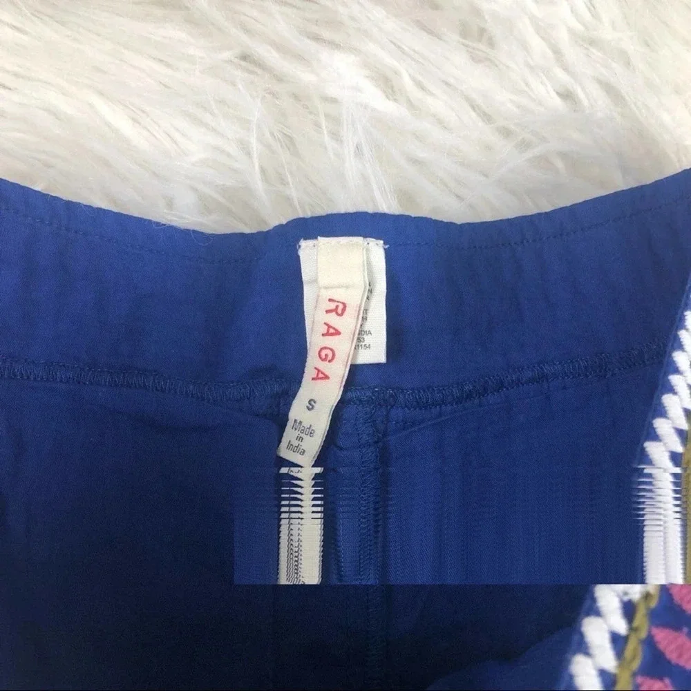 Raga Blue Sky Embroidered Mini Skort Size S 6108